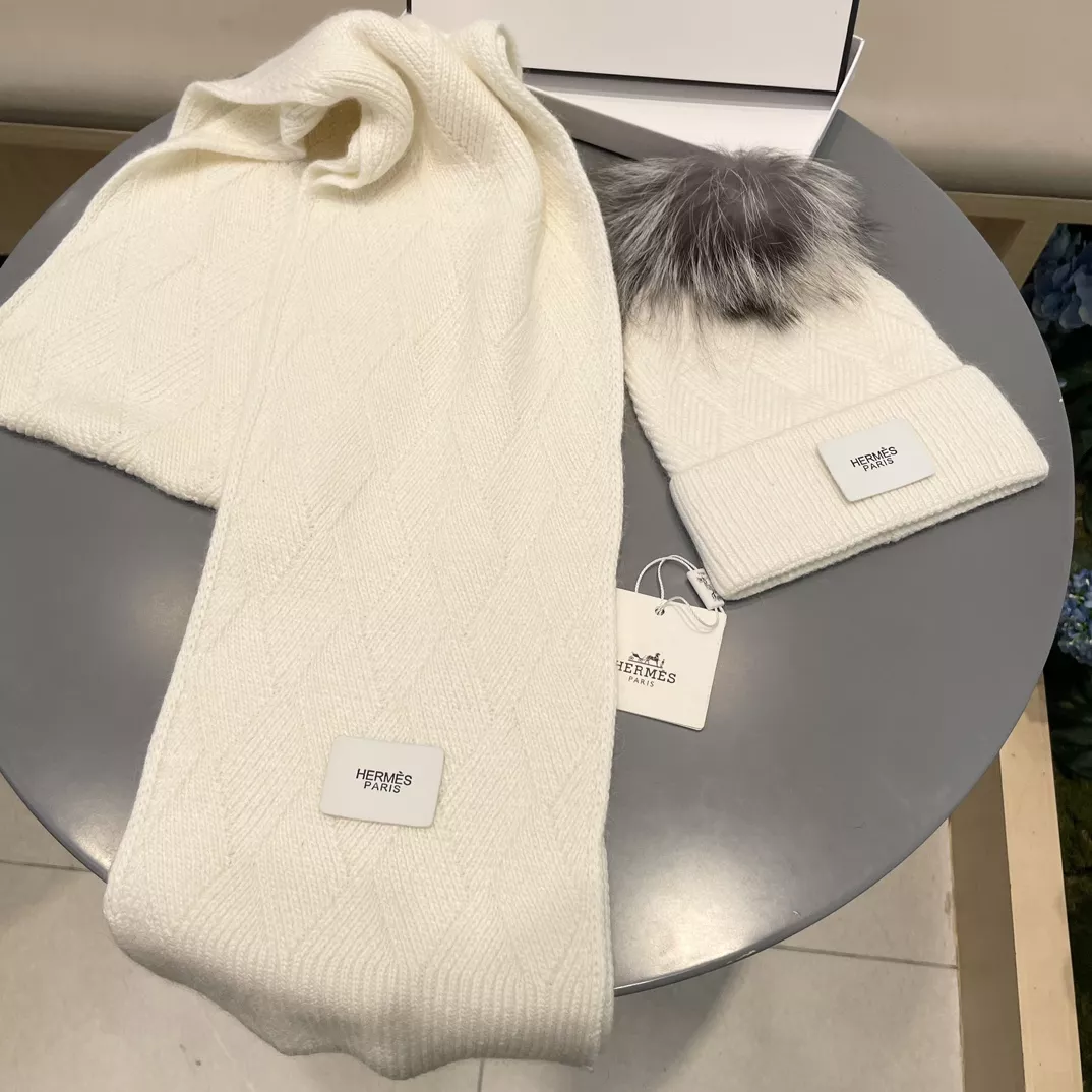 hermes hat and echapres set s_12733344